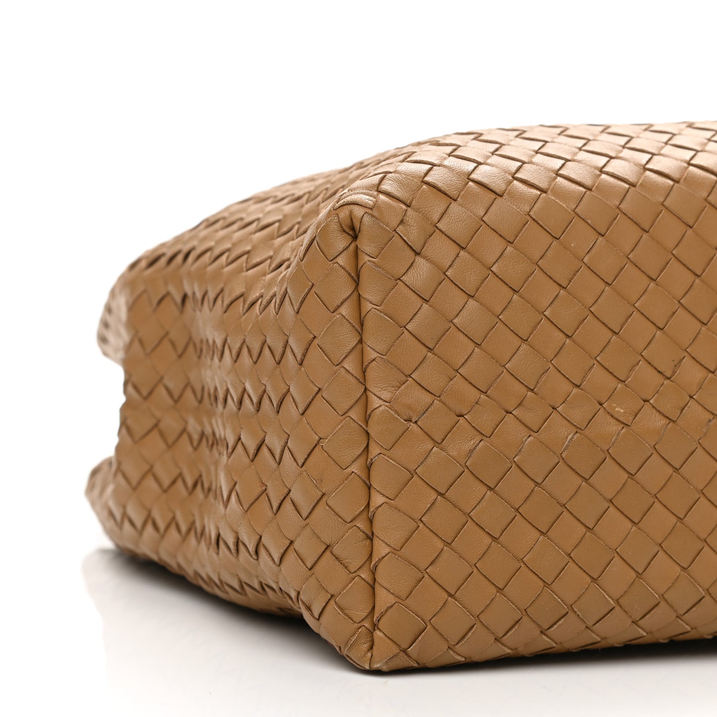Nappa Intrecciato Bella Tote Tan