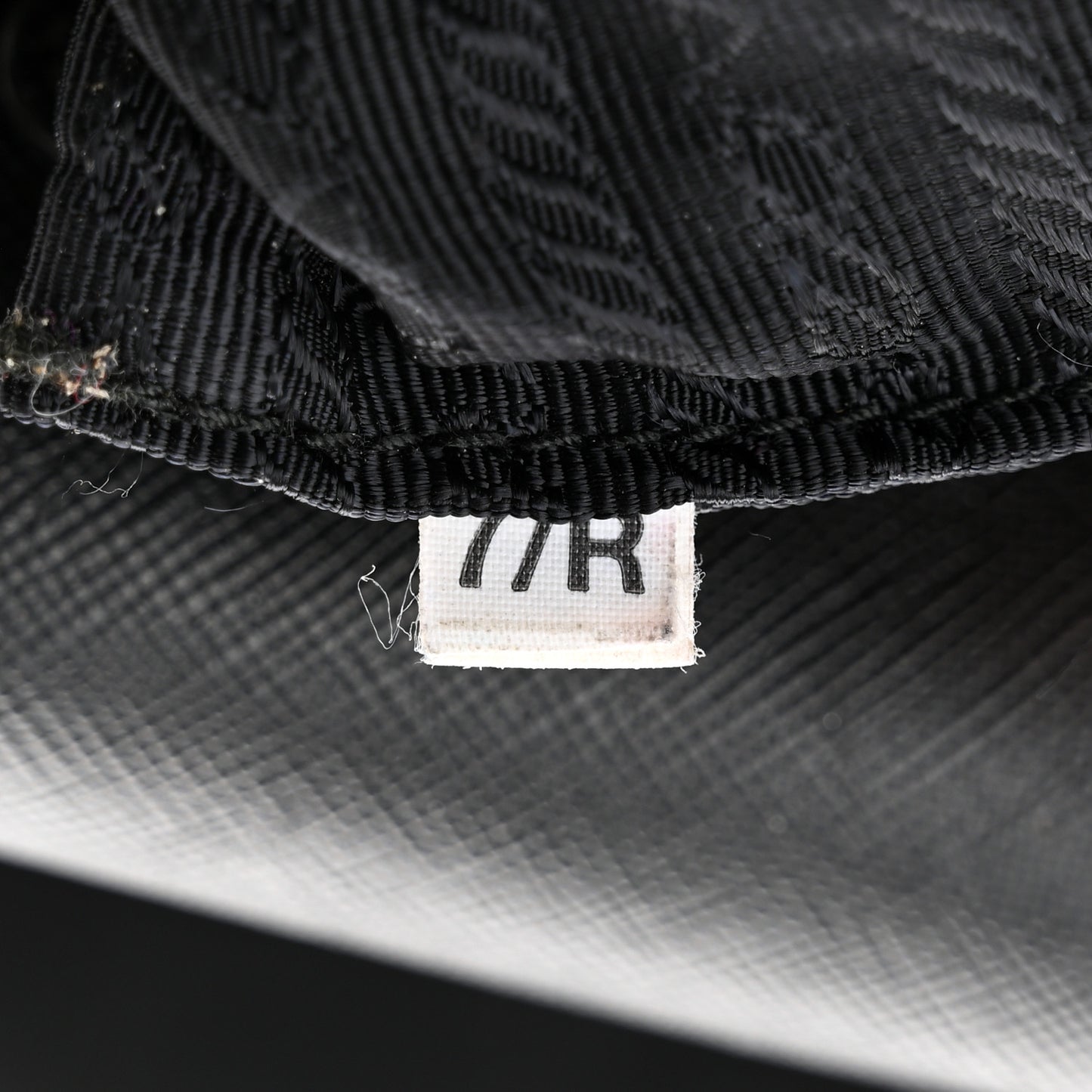 Tessuto Nylon Saffiano Tote Black
