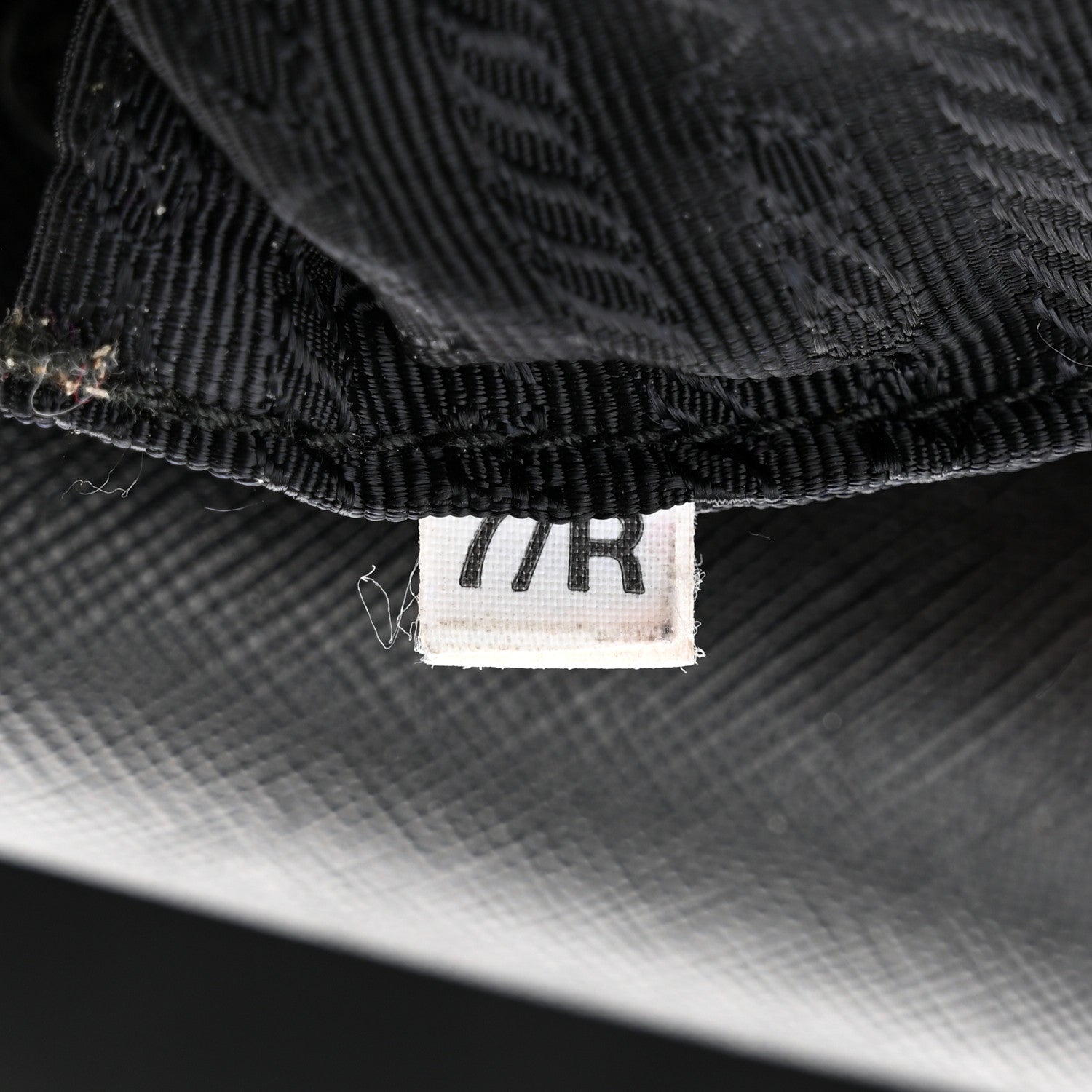 Prada Tessuto Nylon Saffiano Tote Black 7 of 11