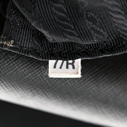 Prada Tessuto Nylon Saffiano Tote Black 7 of 11