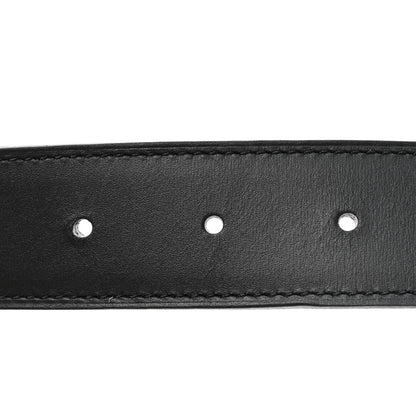Hermes Box Togo 32mm Chaine D'Ancre Belt 85 34 Black Etain 5 of 6