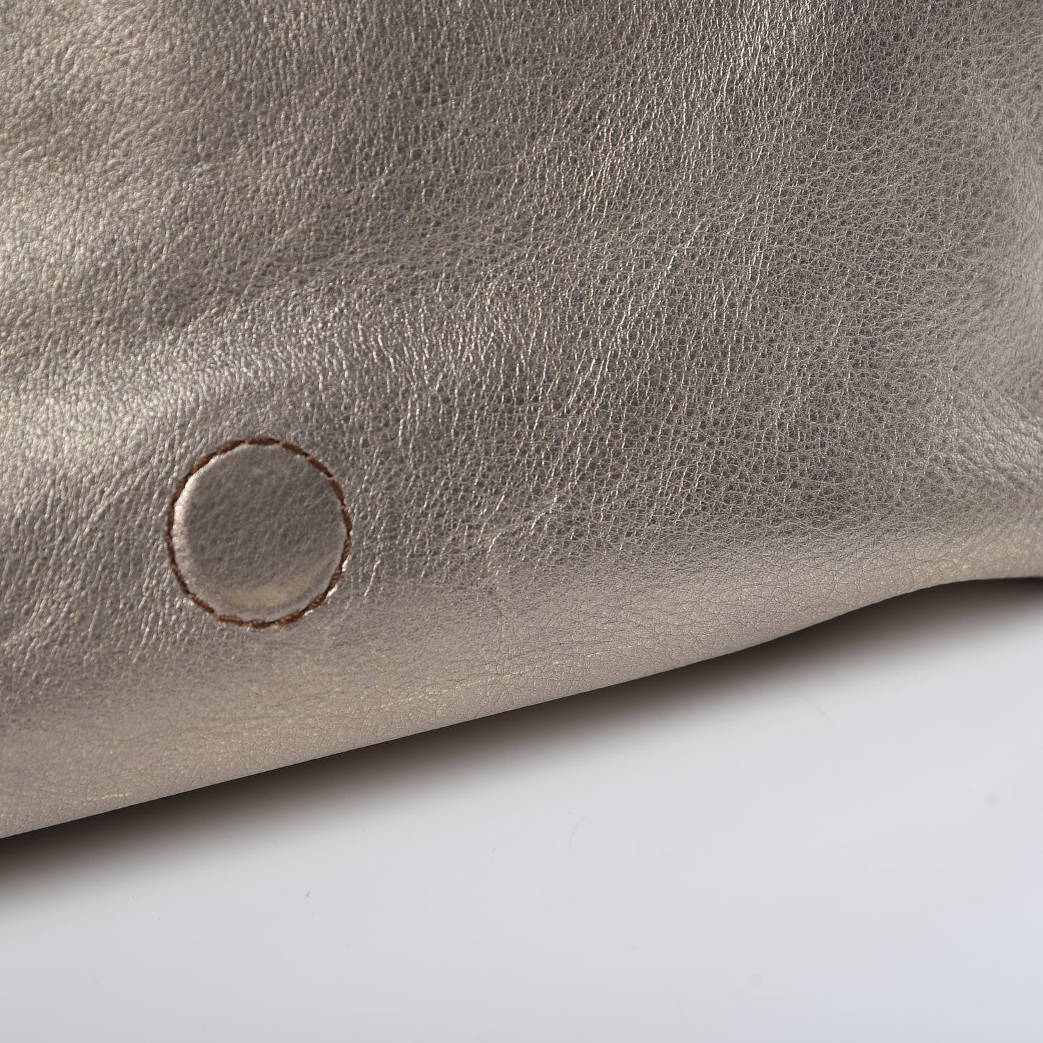 Givenchy Metallic Lambskin Logo Embossed Flap Bag Gold 12 of 15