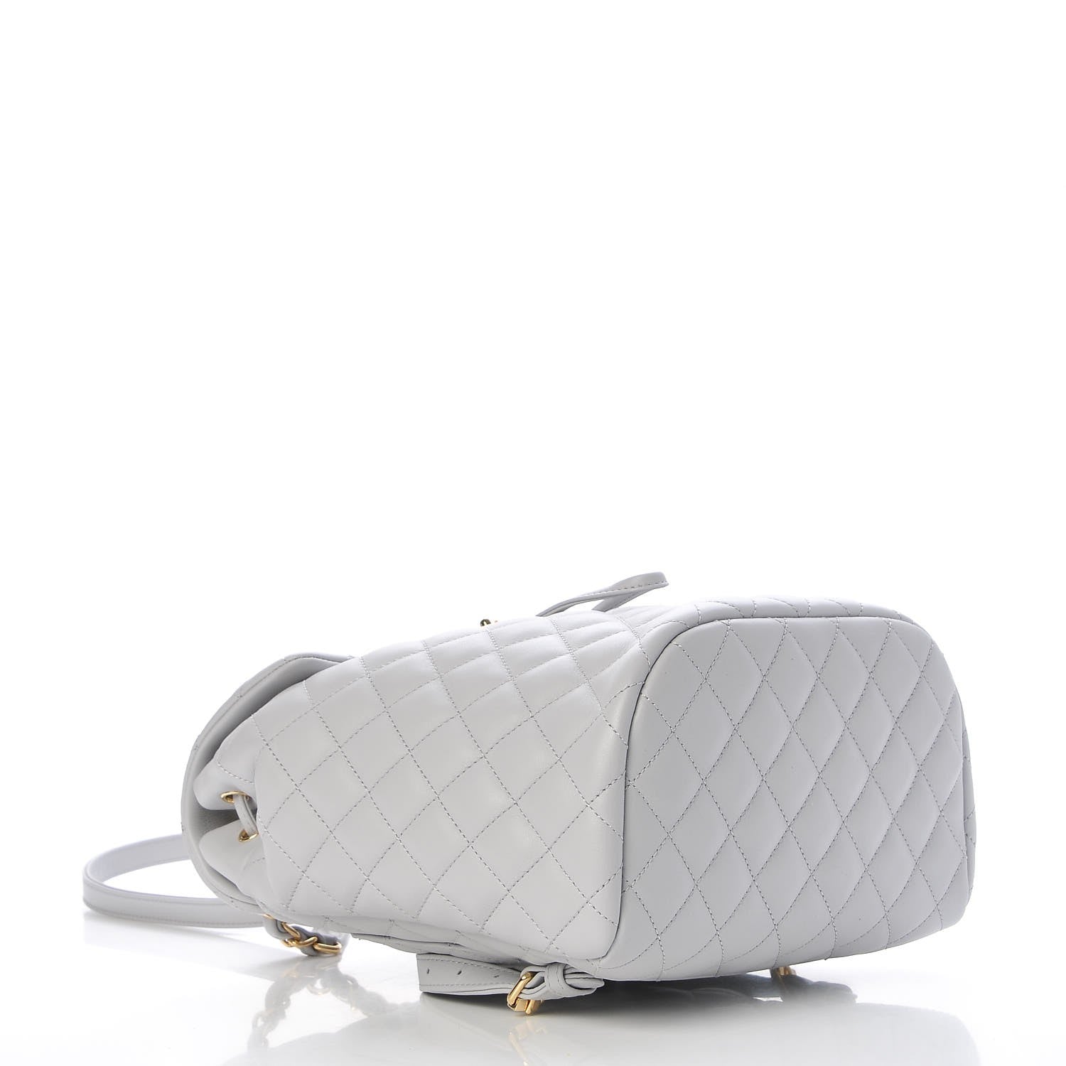 Chanel Calfskin Quilted Small Urban Spirit Backpack Light Grey 4 of 8