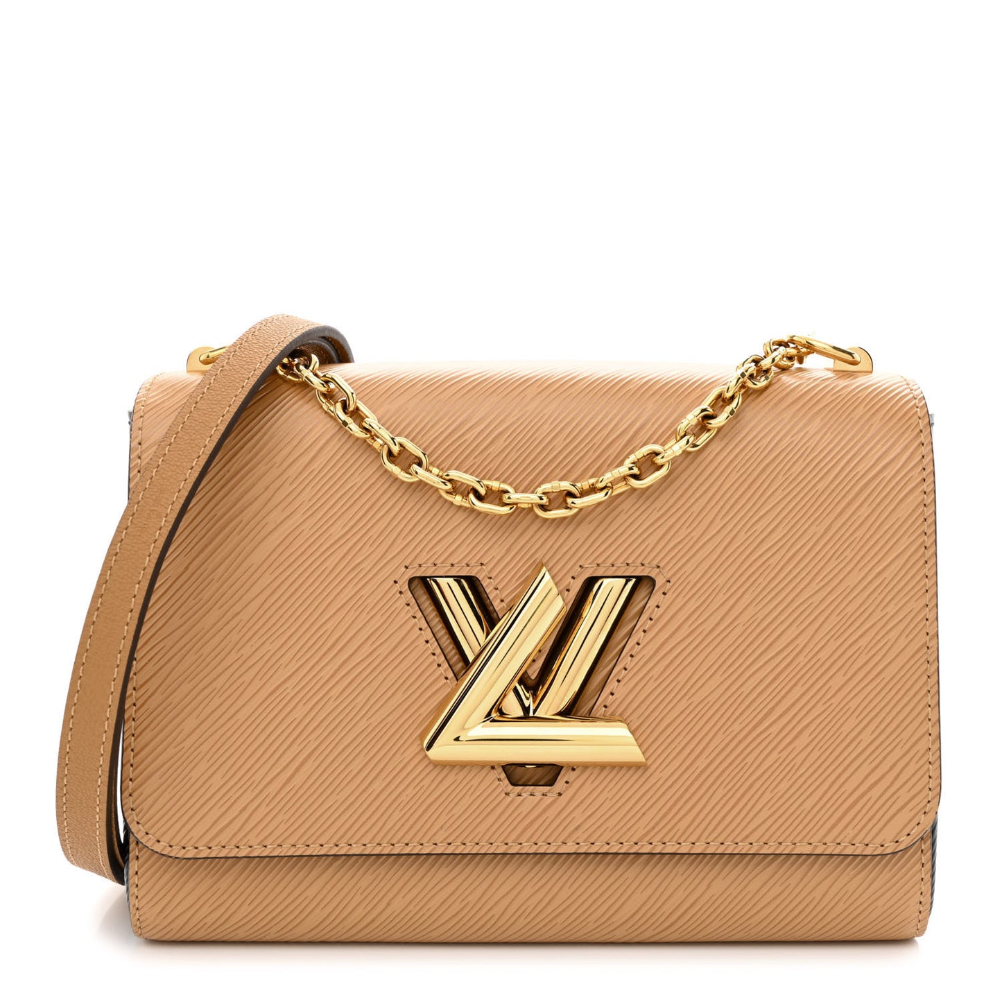 Epi Twist Shoulder Bag MM Camel