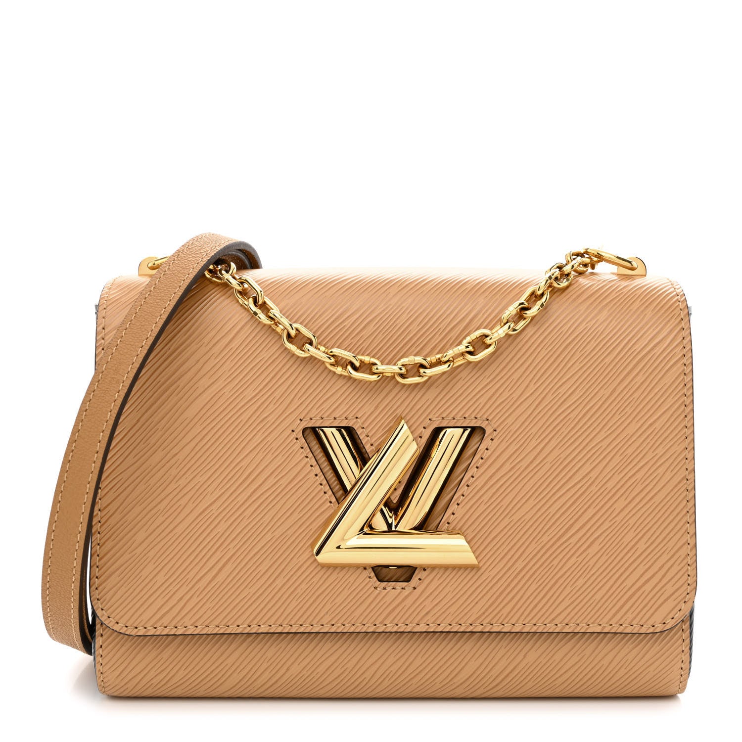 Louis Vuitton Epi Twist Shoulder Bag MM Camel 3 of 10