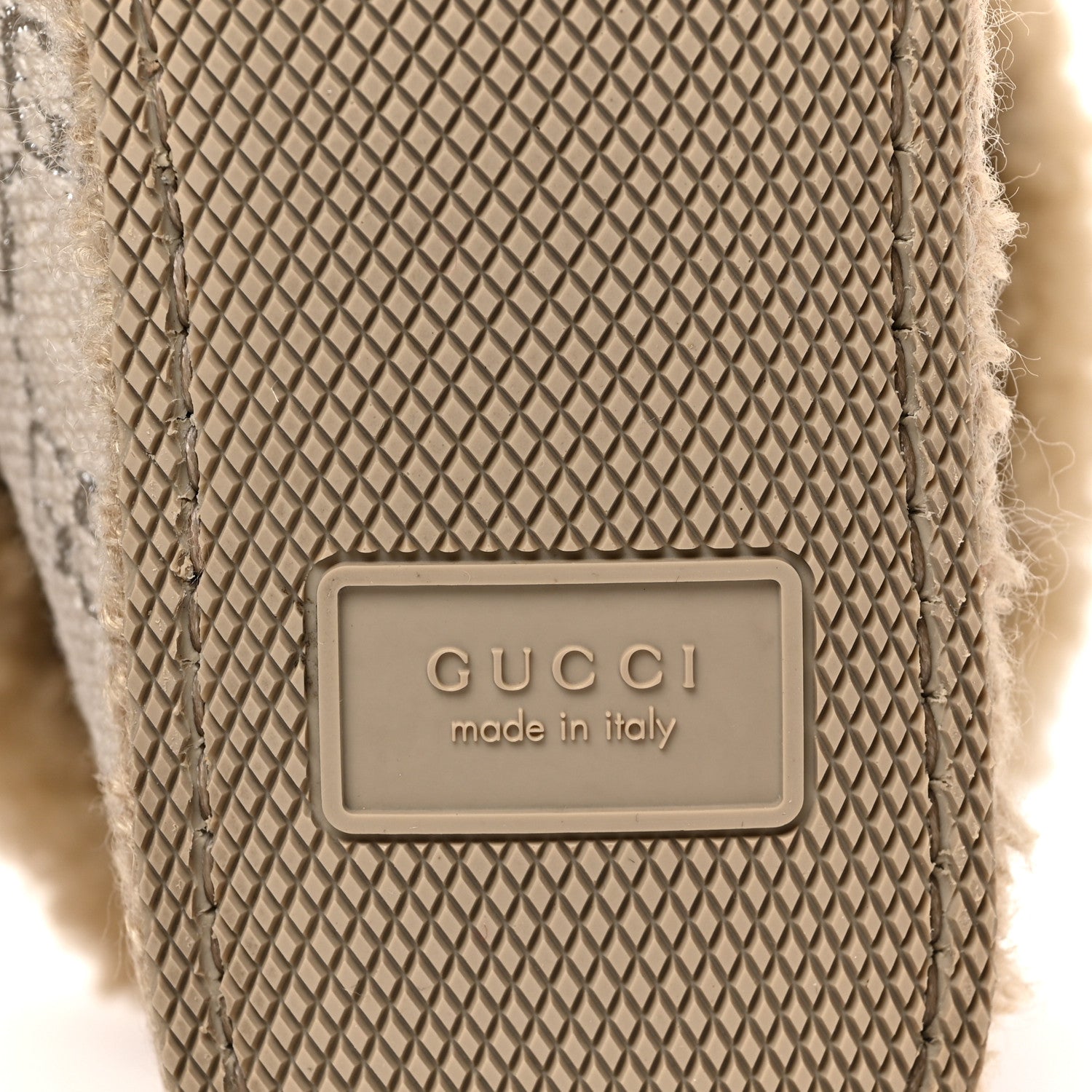 Gucci Canvas Wool Lame GG Monogram Womens Fria Horsebit Ankle Boots 38 Gardenia Silver Butterscotch 6 of 8