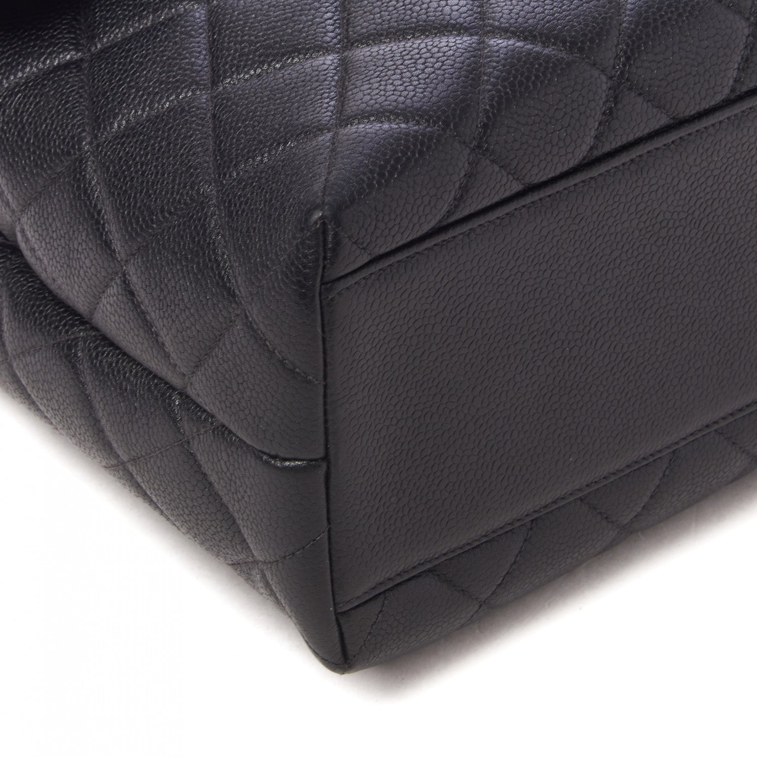 Chanel Caviar Quilted Jumbo Kelly Flap Black 5 of 9