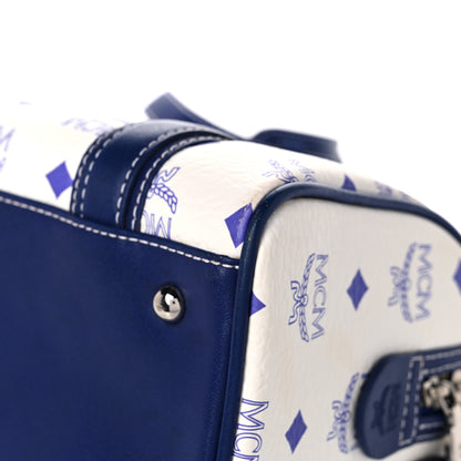 MCM Visetos Boston Satchel Satchel White 10 of 15
