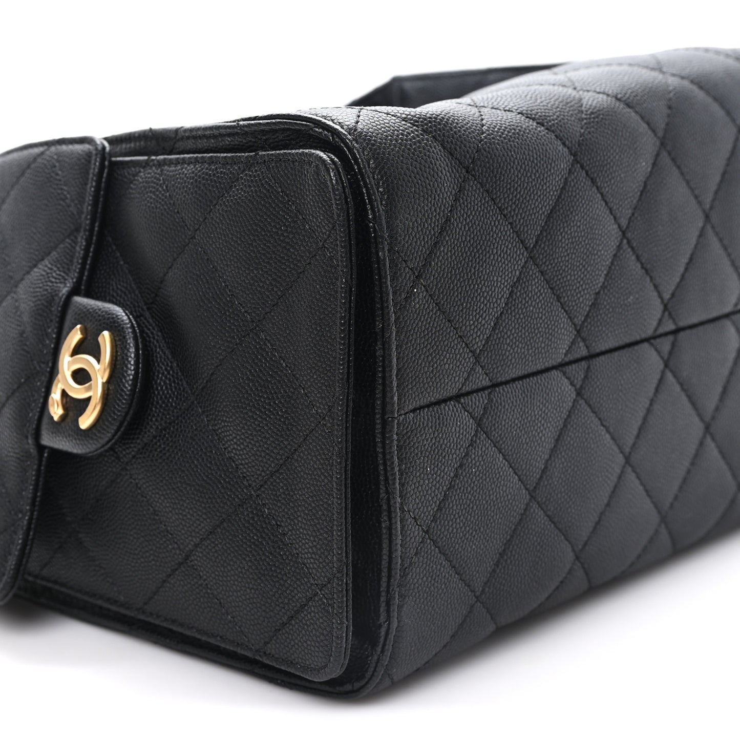 Caviar Quilted Small Chanel 25 Handbag Black