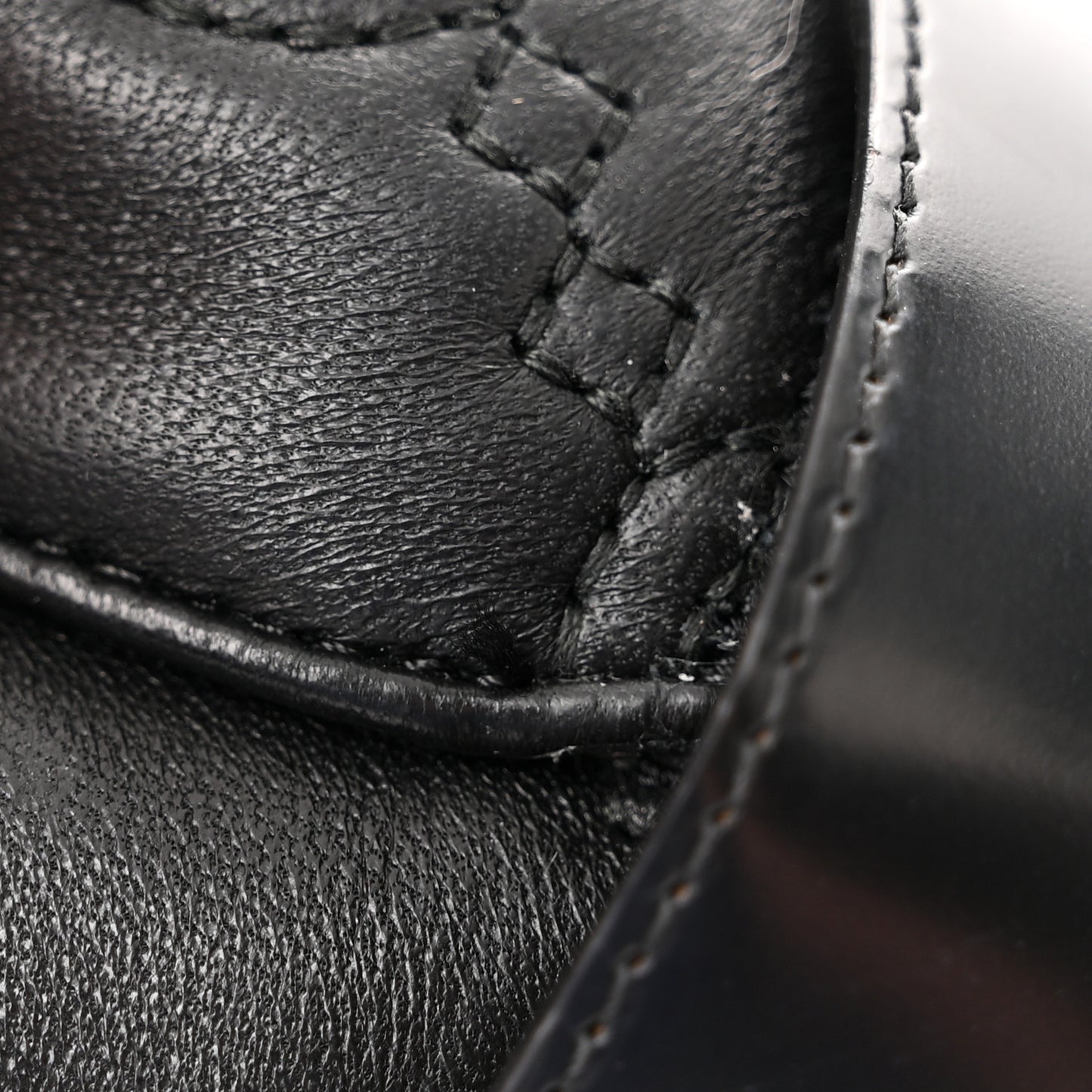 Nappa Cordovan Lux GG Matelasse Buckled Platform Lug Sole 60mm Loafers 36.5 Black