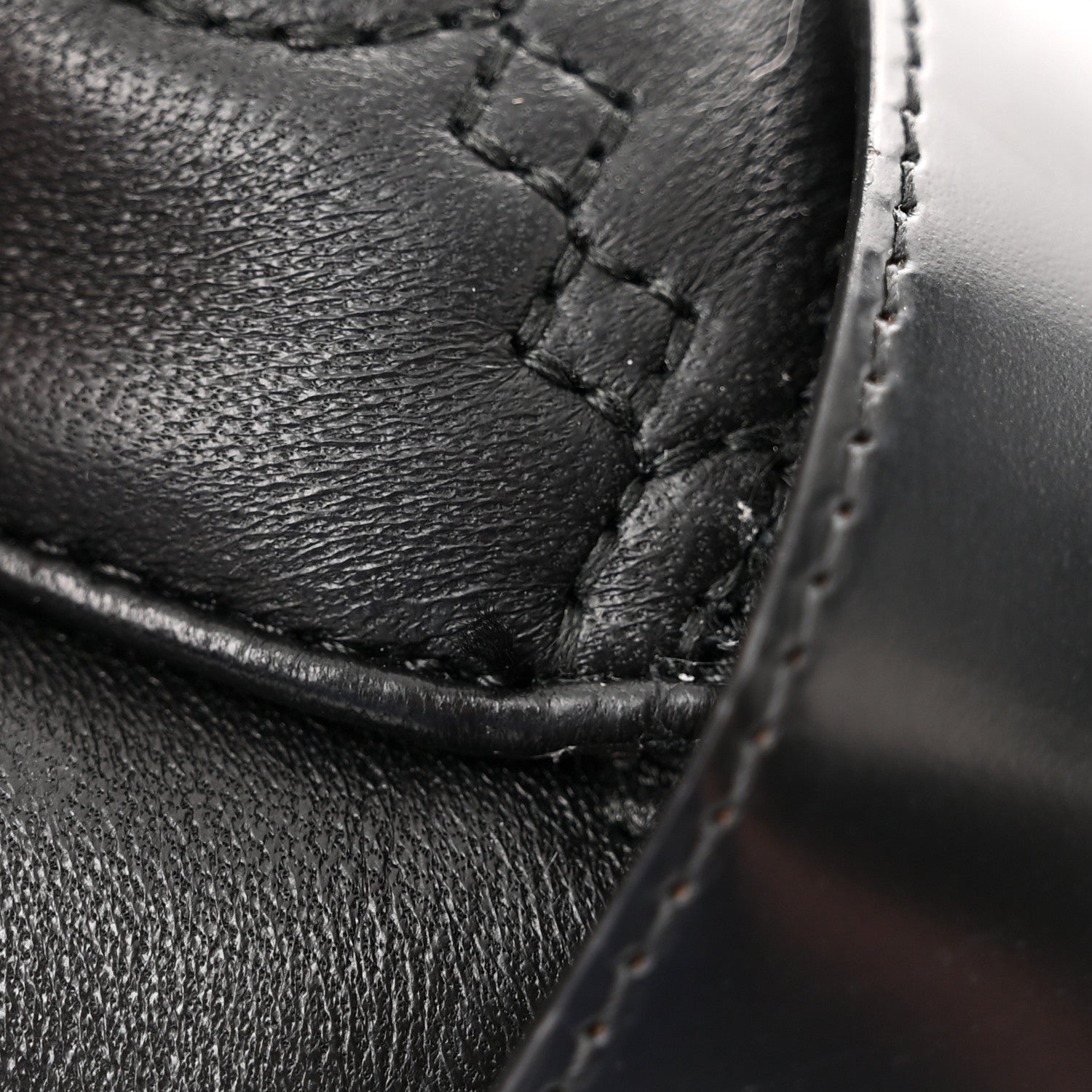 Gucci Nappa Cordovan Lux GG Matelasse Buckled Platform Lug Sole 60mm Loafers 36.5 Black 9 of 18