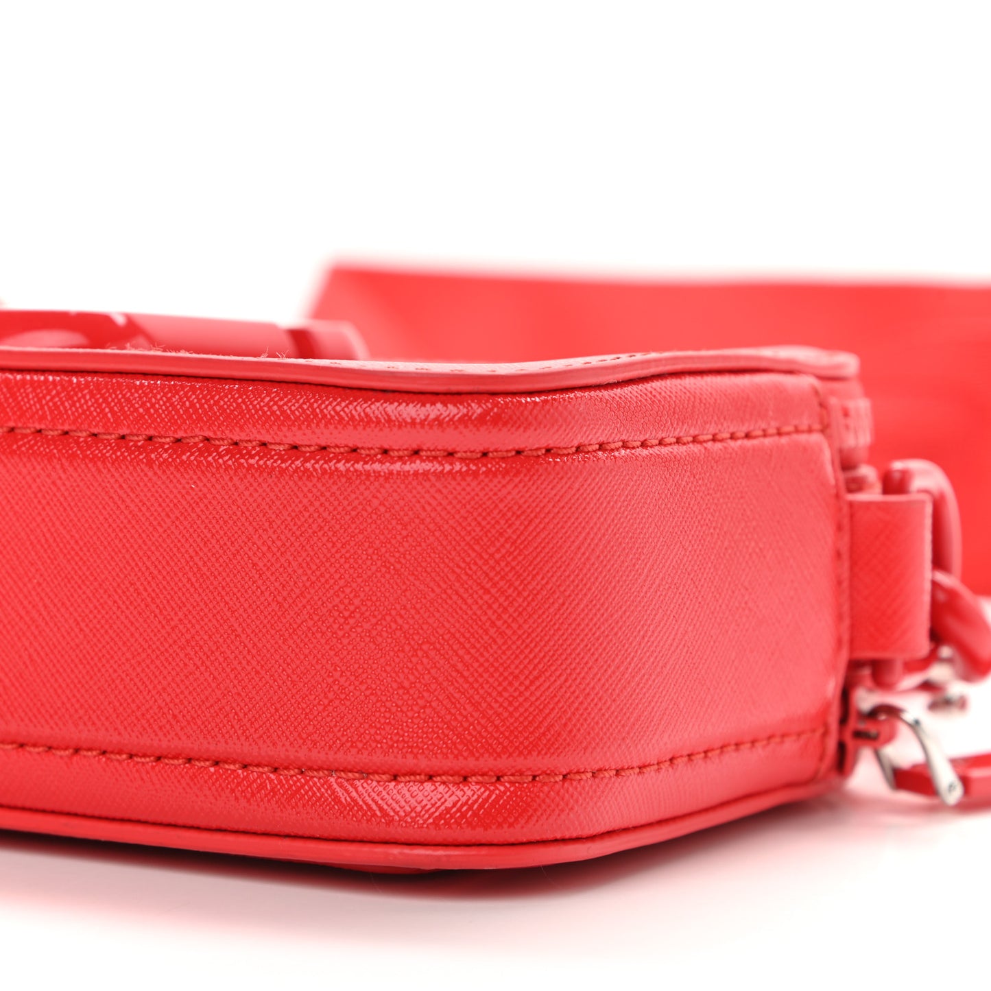 Saffiano Snapshot Camera Bag Red