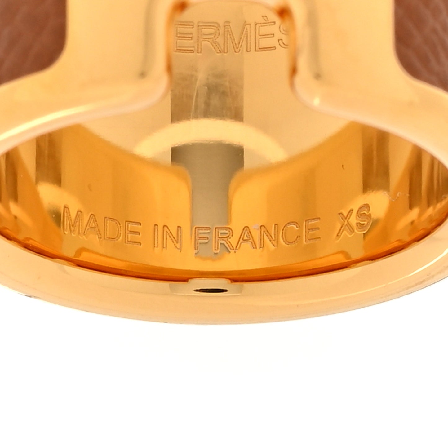 Madame Calfskin Large Olympe Ring XS 50 5.25 Gold