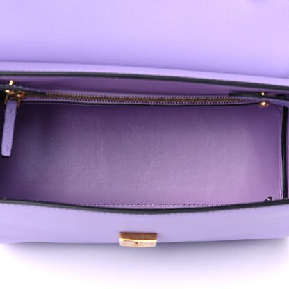 Versace Calfskin Medium La Medusa Top Handle Handbag Lilac 6 of 12