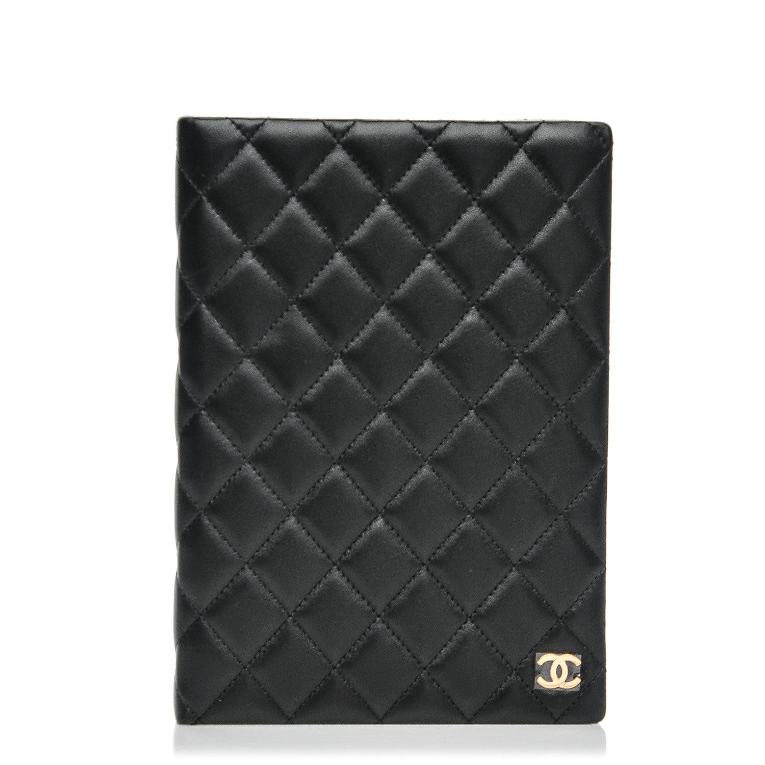 Chanel Lambskin Quilted Notebook Black 1 of 7