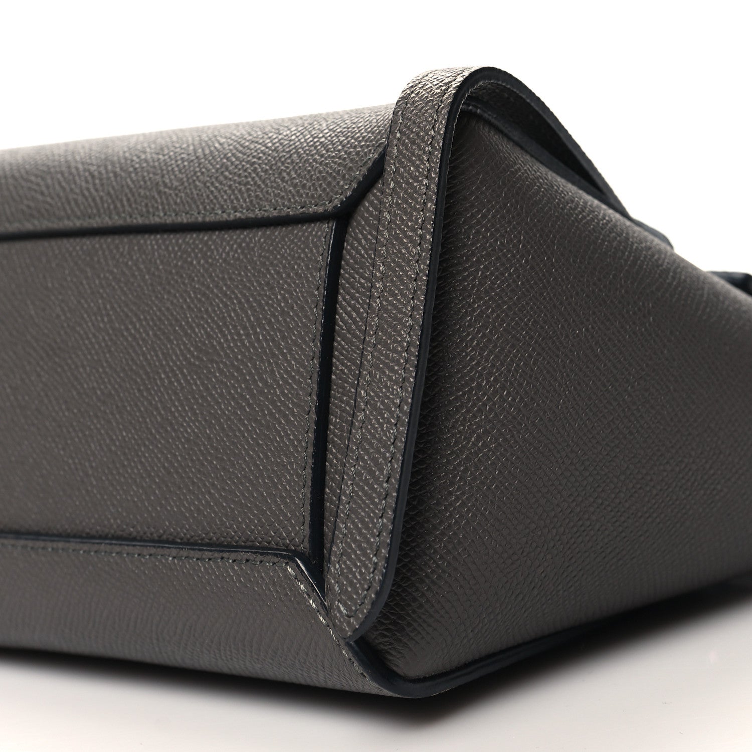 Celine Grained Calfskin Nano Belt Bag Grey 10 of 12