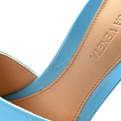 Bottega Veneta Lambskin Stretch Mule Sandals 38 Sky Blue 8 of 8