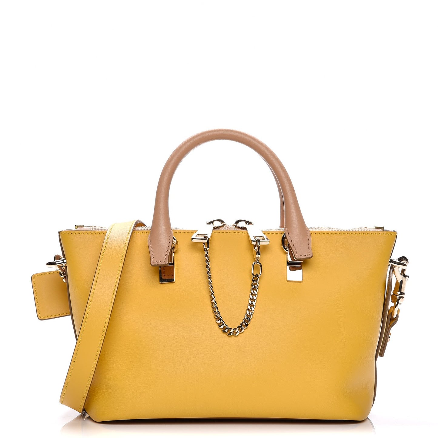 Smooth Calfskin Mini Baylee Tote Sunray