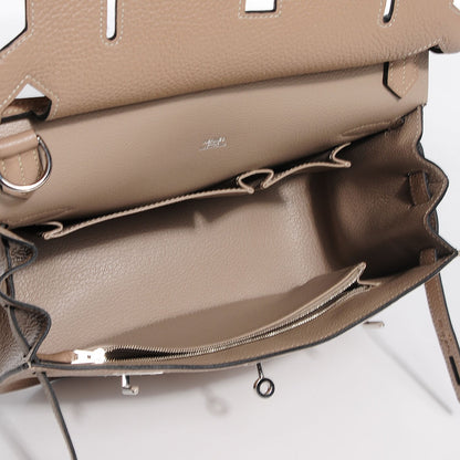 Hermes Taurillon Clemence Jypsiere 28 Gris Tourterelle 5 of 20