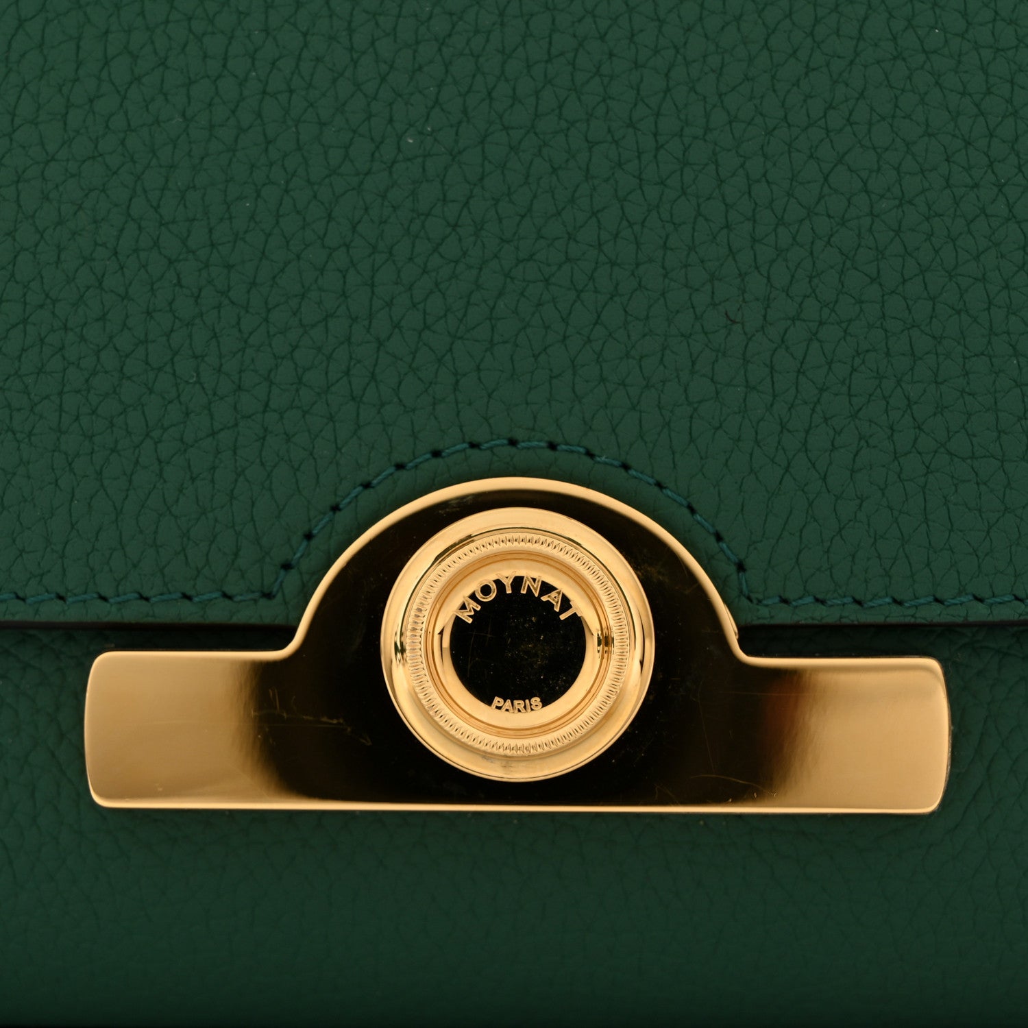 Moynat Taurillon Blush Rejane BB Emerald 10 of 10