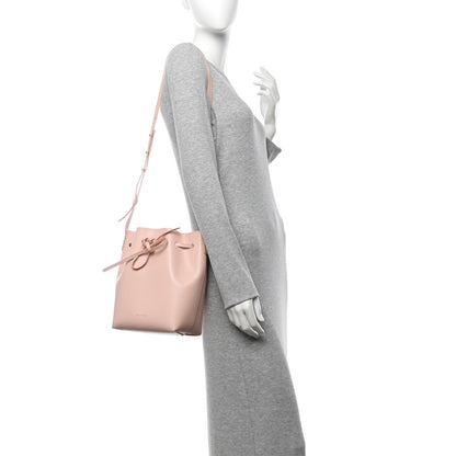 Mansur Gavriel Saffiano Mini Bucket Bag Dahlia 2 of 9