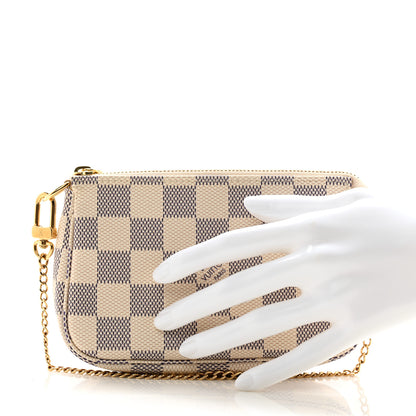 Louis Vuitton Damier Azur Mini Pochette Accessories 2 of 8