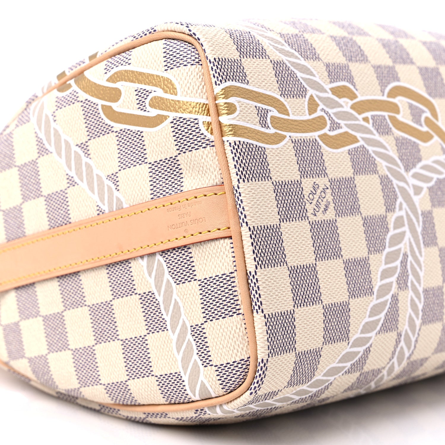 Louis Vuitton Damier Azur Nautical Speedy Bandouliere 25 7 of 9