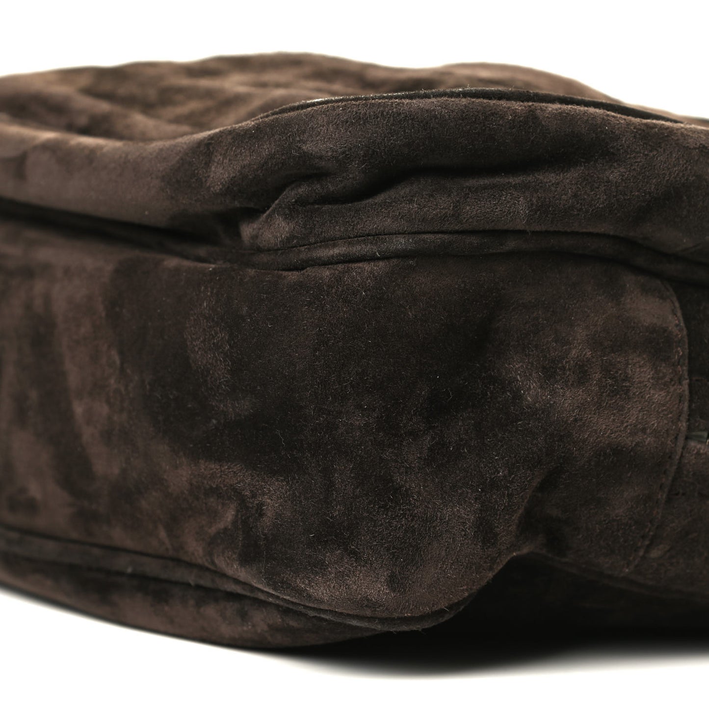 Suede Shoulder Bag Brown
