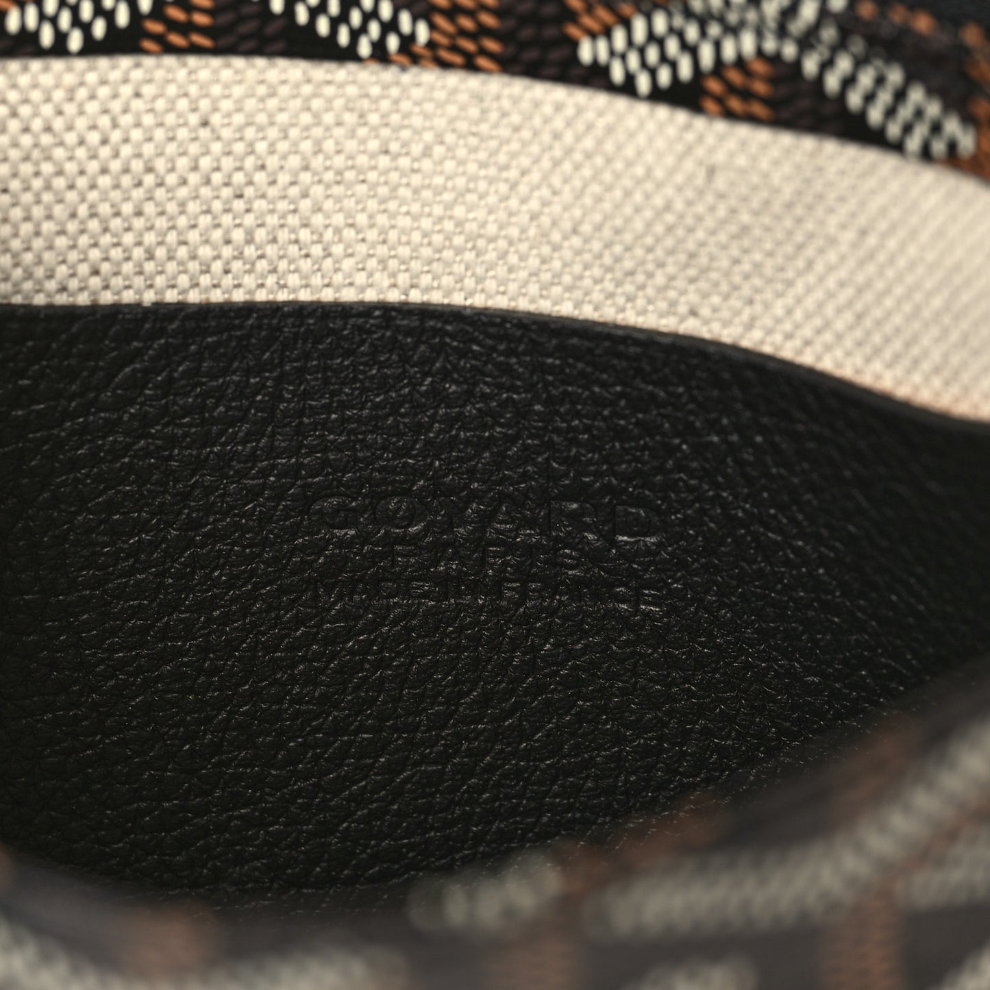 Goyardine Plumet Wallet Clutch Black