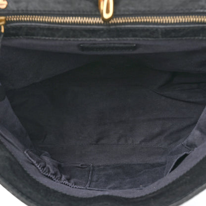 Givenchy Calfskin Bolt Stud Mirte Saddle Bag Black 5 of 21