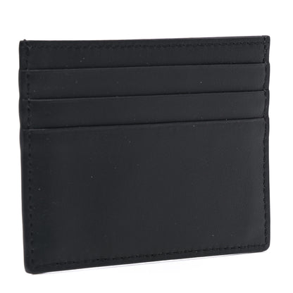 Fendi Vitello Century Mini Bug Eyes Card Holder Black 2 of 5
