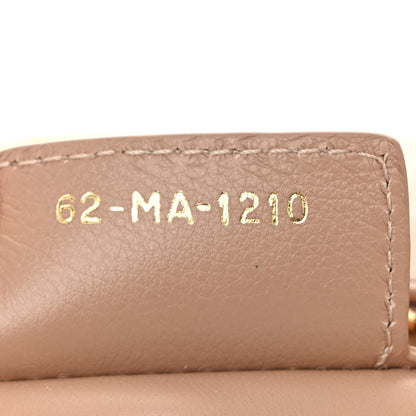Christian Dior Calfskin Cannage Small Caro Bag Rose De Vents 7 of 11
