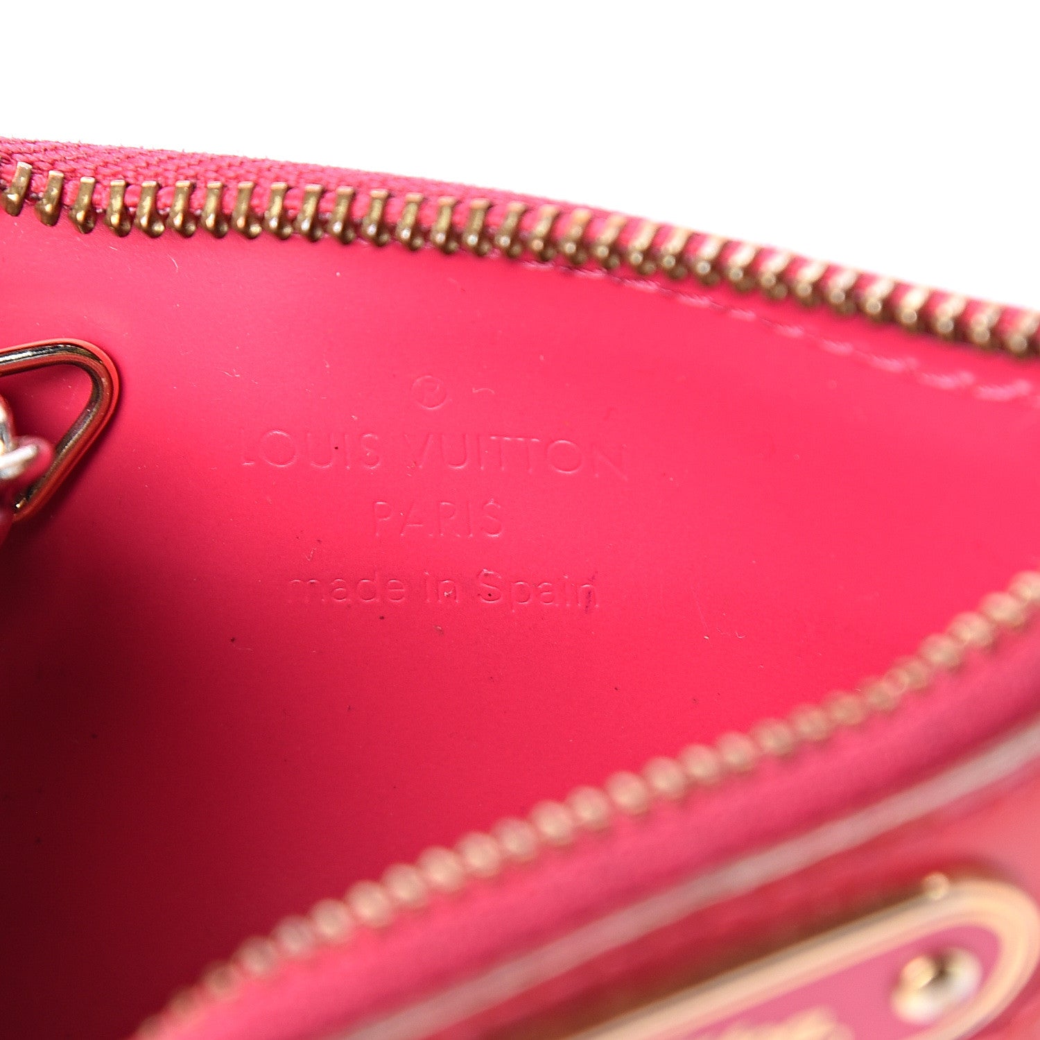 Louis Vuitton Vernis Key Pouch Rose Pop 5 of 7