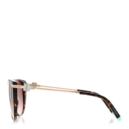 Tiffany Acetate Metal Mother of Pearl T Wire Sunglasses TF4178-F Havana Brown 3 of 8