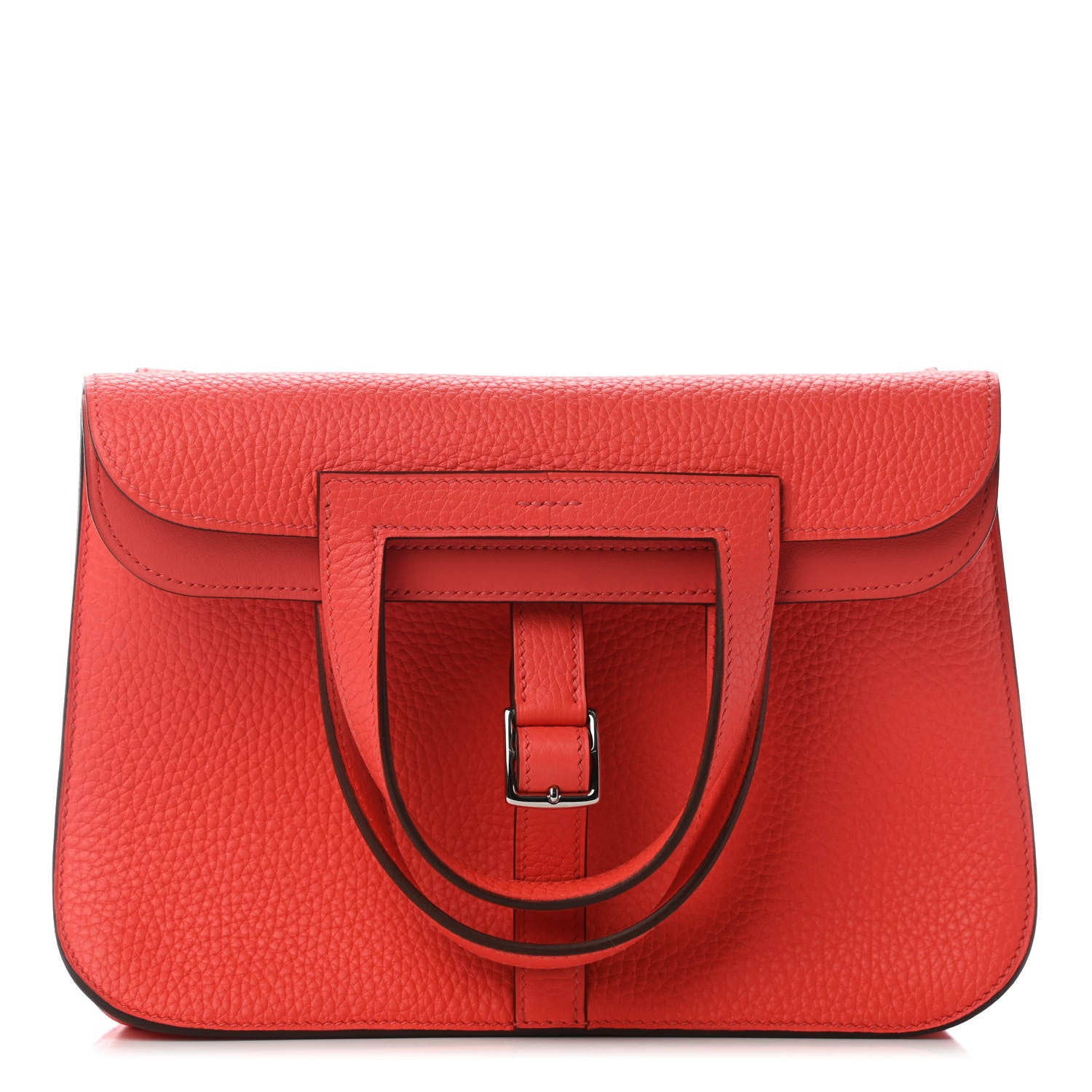 Hermes Taurillon Clemence Halzan 25 Rose Texas 3 of 10