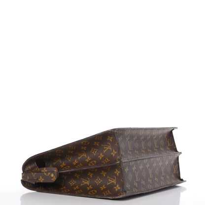Louis Vuitton Monogram Serviette Fermoir Briefcase 4 of 22