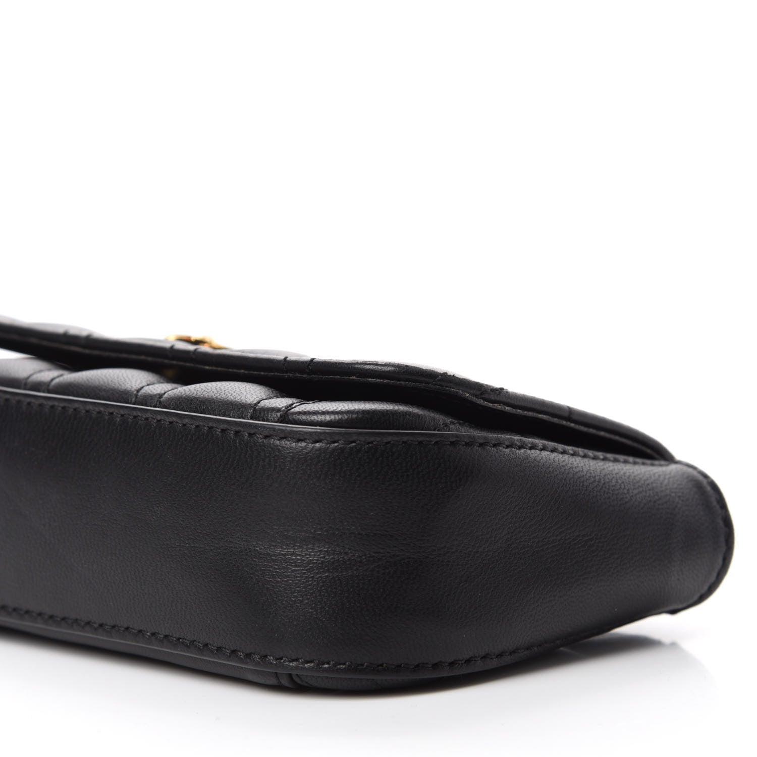 Versace Nappa Quilted Virtus Evening Bag Black 7 of 11