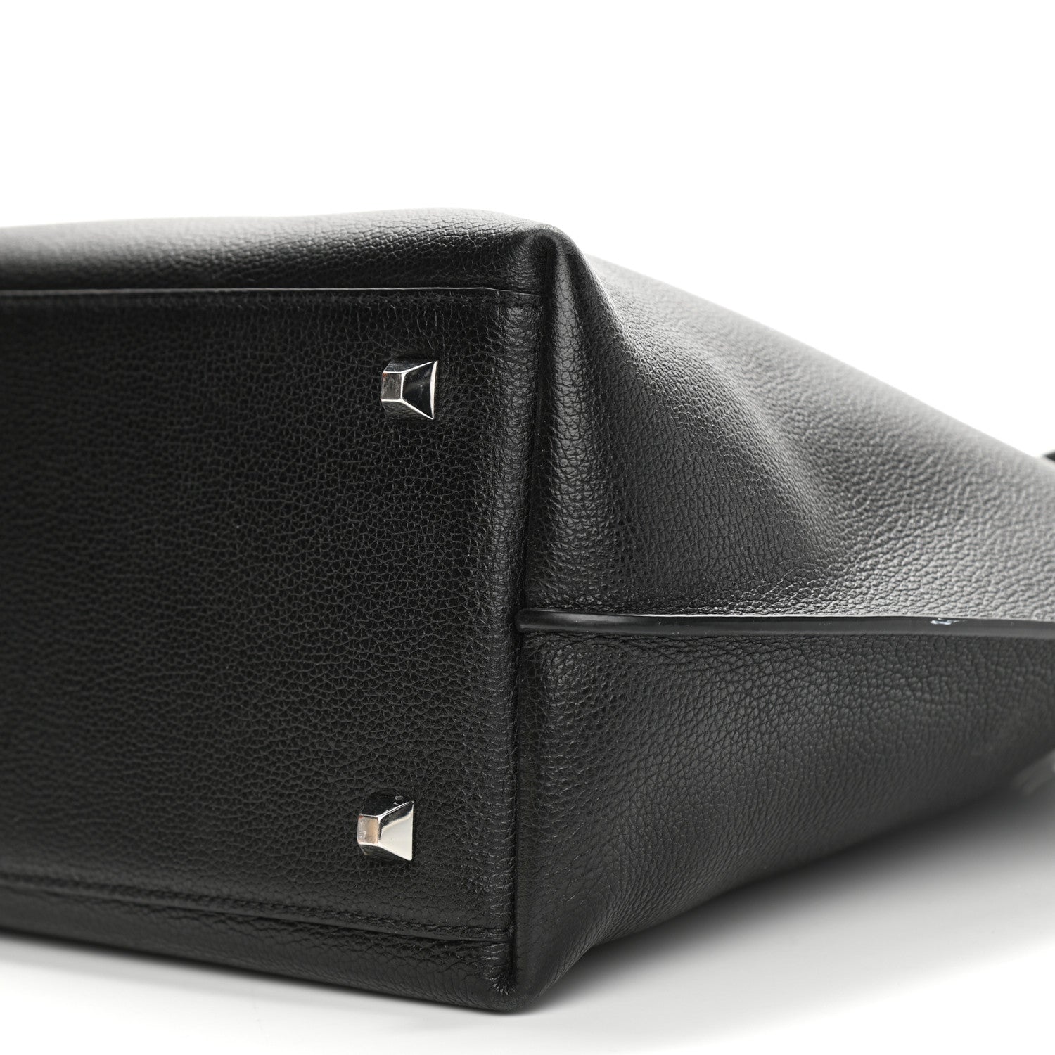 MCM Grained Calfskin Medium Yris Shopper Tote Black 10 of 16