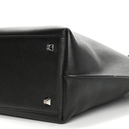 MCM Grained Calfskin Medium Yris Shopper Tote Black 10 of 16