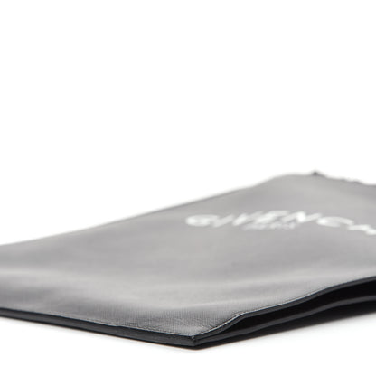 Givenchy Textured Coated Canvas Logo Print Medium Rave Tote Black 7 of 9