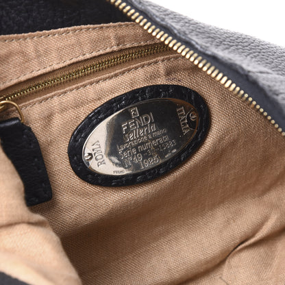 Fendi Cuoio Romano Selleria Hobo Black 7 of 9