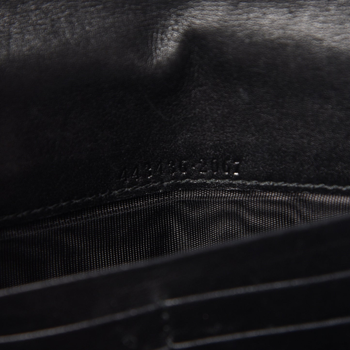 Calfskin Matelasse GG Marmont Continental Wallet Black