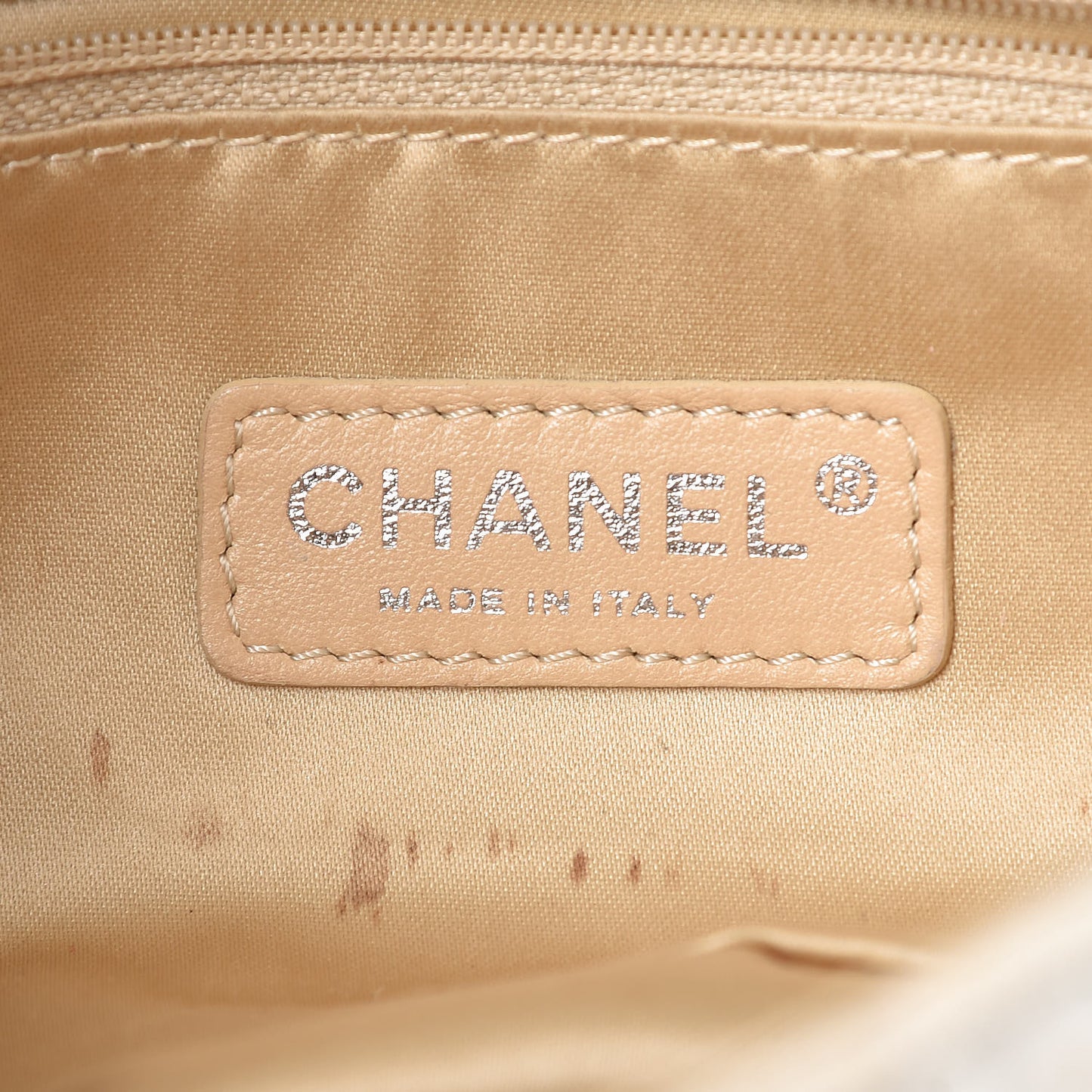 Jersey Quilted Small Single Flap White