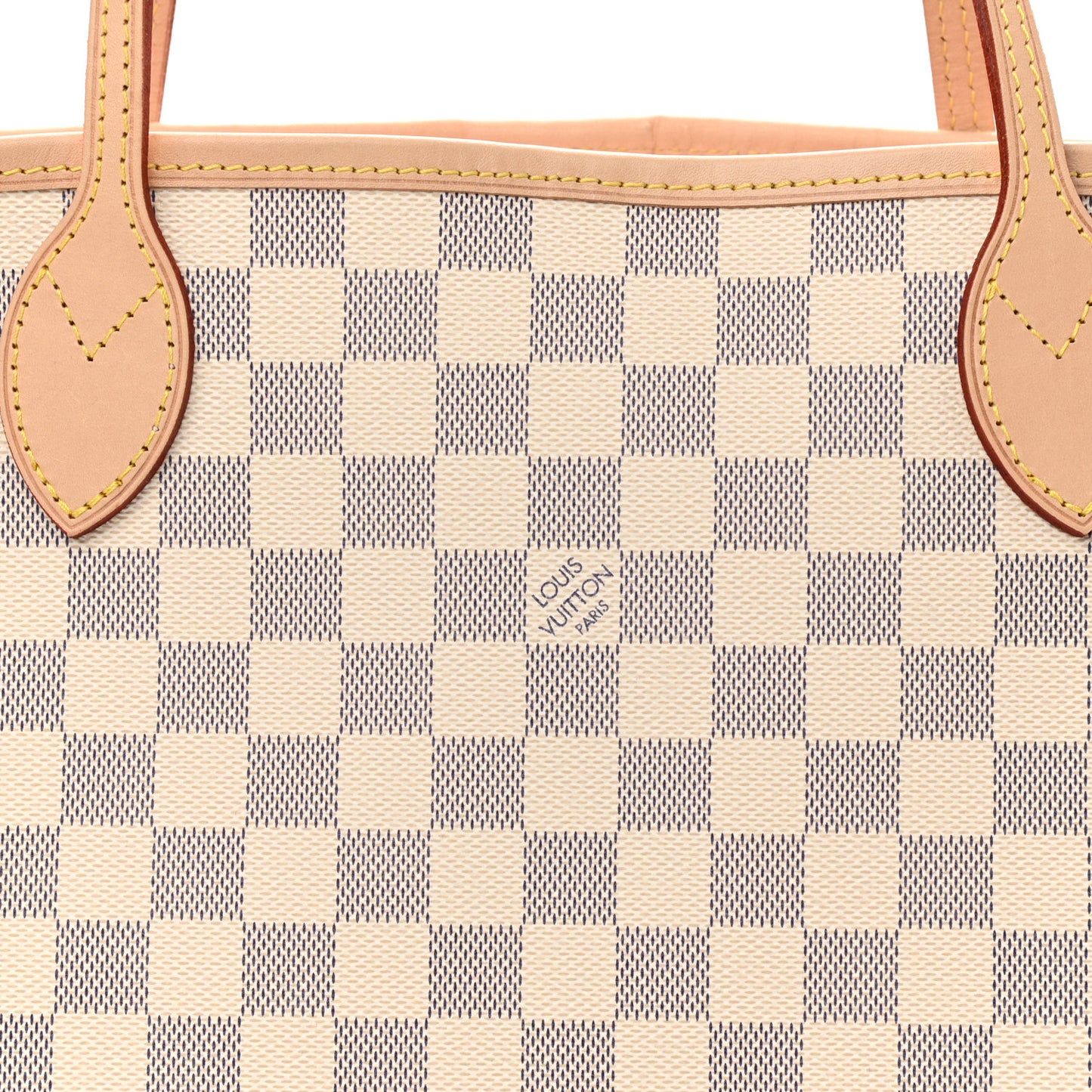Damier Azur Neo Neverfull MM Rose Ballerine