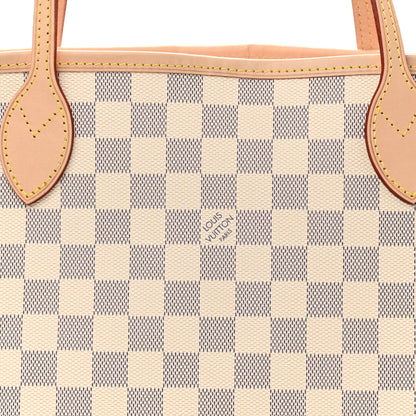 Louis Vuitton Damier Azur Neo Neverfull MM Rose Ballerine 9 of 11