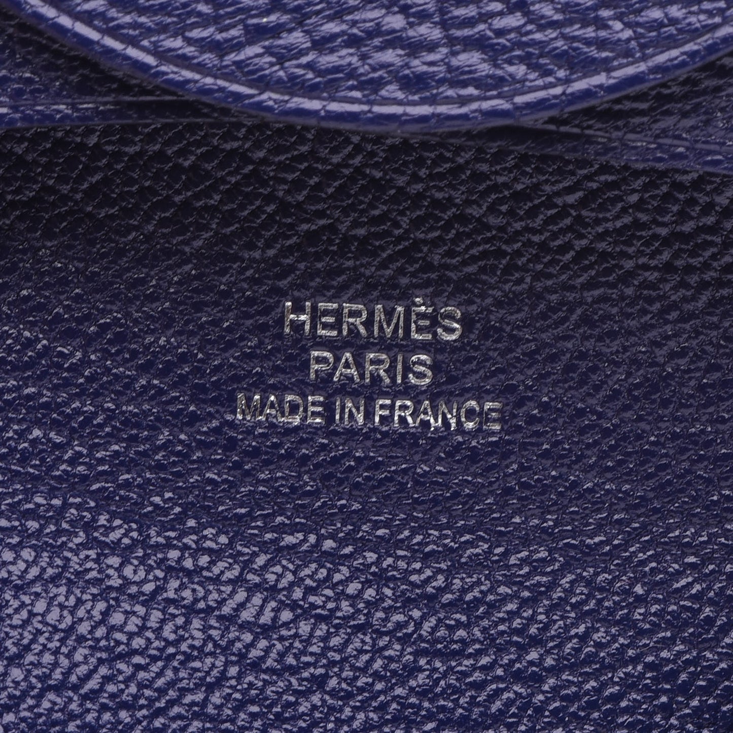 Chevre Mysore Bastia Coin Purse Bleu Encre
