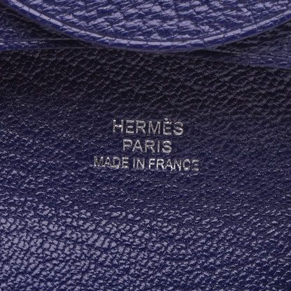 Hermes Chevre Mysore Bastia Coin Purse Bleu Encre 6 of 7