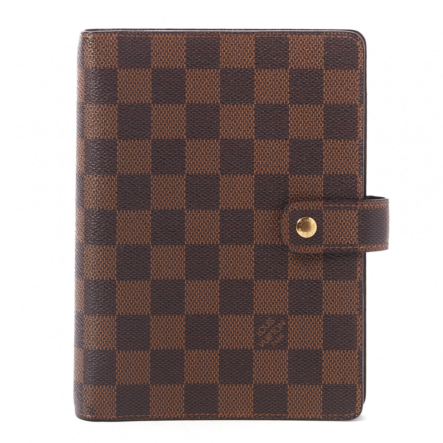 Damier Ebene Medium Ring Agenda Cover