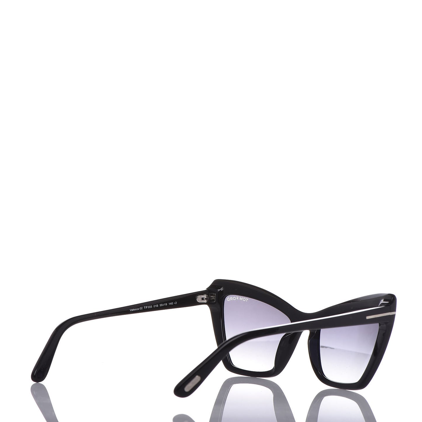 Valesca Cat Eye Sunglasses TF555 Black