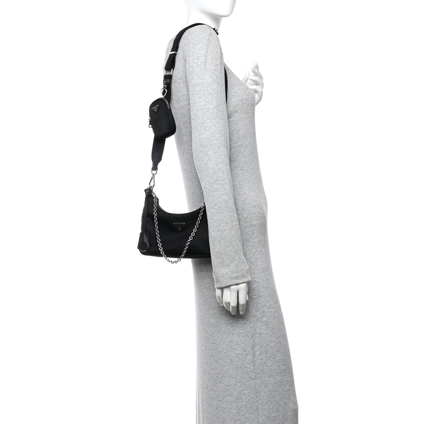Nylon Re-Edition 2005 Shoulder Bag Black